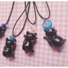Collier chat noir.