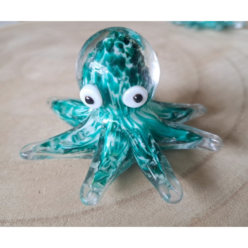 Poulpe en verre filé. Poulpe en verre filé.