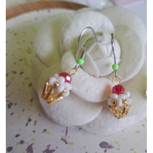 Boucles d'oreilles cupcake Boucles d'oreilles cupcake