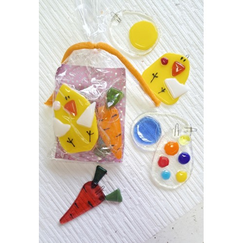 décorations de Päques en fusing.