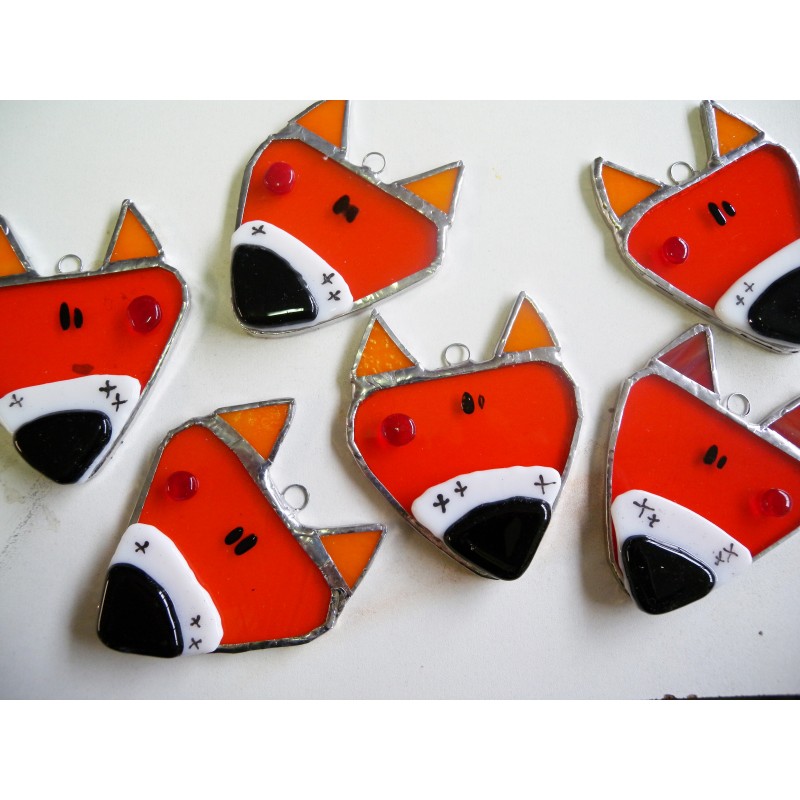 Vitrail Tiffany "FOX"