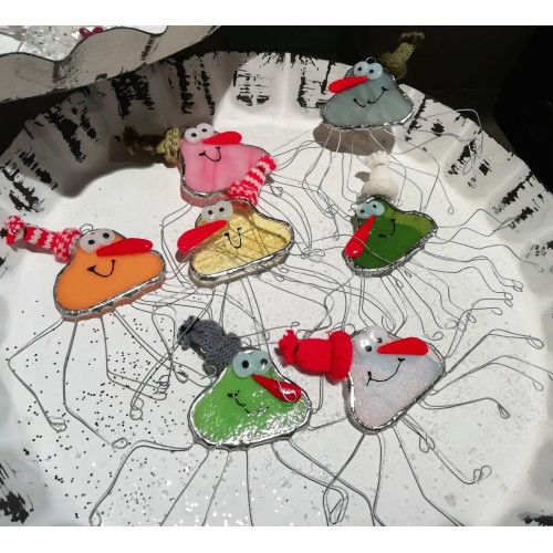 Araignée de Noël en vitrail. Araignée de Noël en vitrail.