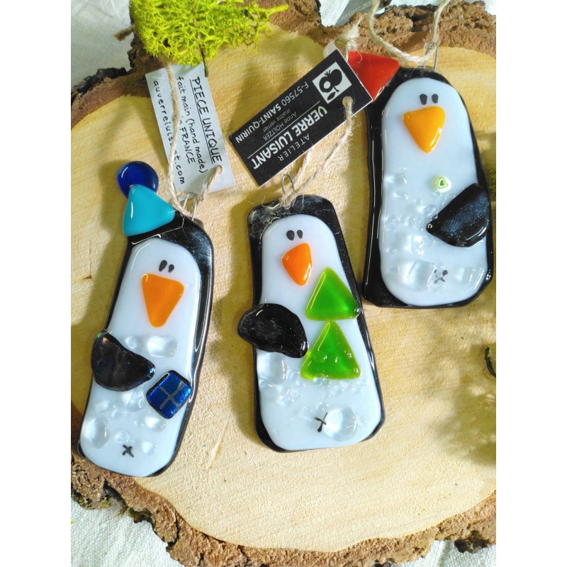 Suspension pingouin de Noël