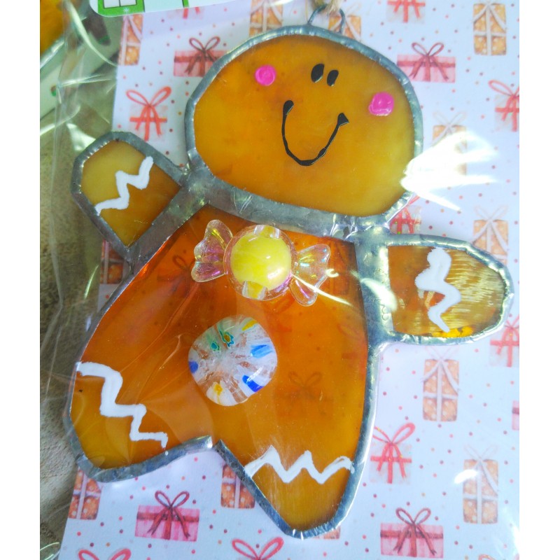 Vitrail "Mennele" à suspendre