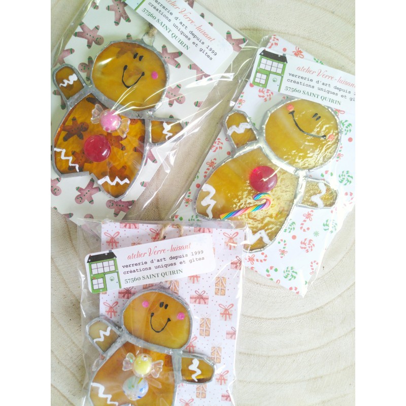 Vitrail "Mennele" à suspendre