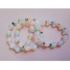 Bracelet en perles de verre opaline. Bracelet en perles de verre opaline.