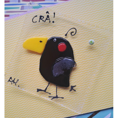 Vide poche " le crâ", le corbeau. Vide poche " le crâ", le corbeau.