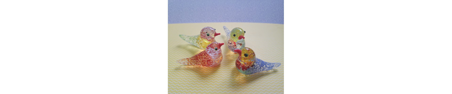 Animaux en verre filé à poser partout